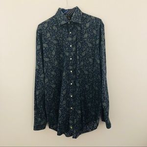TailorByrd Men’s Paisley Dress Shirt